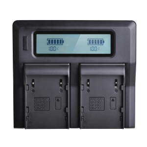 BP-A60 LCD display rapid dual charger